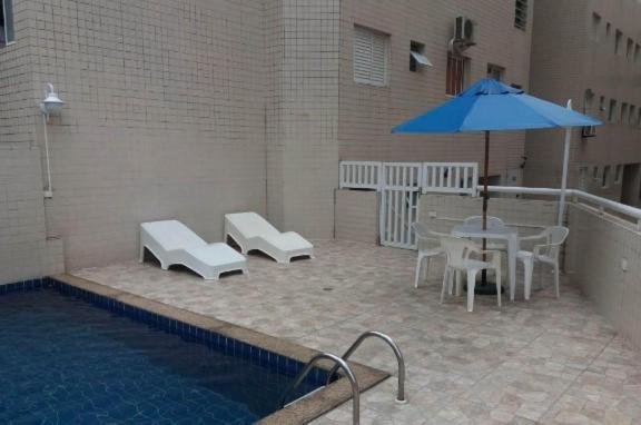 Apartamento Com Piscina! Sao Vicente  Ngoại thất bức ảnh